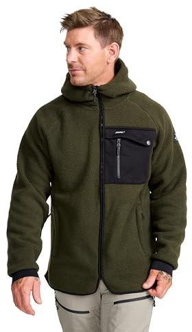RevolutionRace Sherpa Hoodie für Herren, Outdoor Fleecejacken perfekt für Wanderungen und Outdoor-Abenteuer