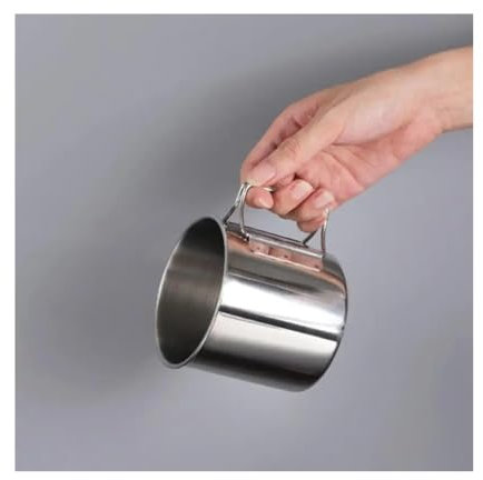 HLHLOP777 Kaffeebecher Kaffee Teetasse Bierkrug klappbarer Griff Kaffeetasse