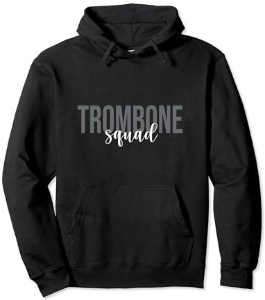 Posaune Squad Posaunenspieler Jazz Musik Marching Band Pullover Hoodie