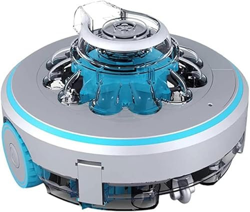 Pulitore Automatico Intelligente Del Robot Della Piscina, Batteria Ricaricabile, Elemento Filtrante Facile Da Pulire, Wireless, Adatto Per Piscine A Terra O Fino A 540 Piedi Cubi Fuori Terra
