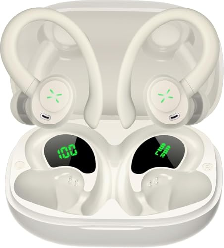 Cillso Ecouteurs Bluetooth sans Fil, oreillette Bluetooth 5.4 HiFi Stéréo, 4 ENC Réduction Antibruit Mic