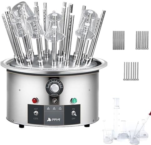 YXFAZPP Stendibiancheria per Bottiglie d'Acqua a 20 Fori, essiccatore per vetreria da Laboratorio, essiccatore in Acciaio Inossidabile, Tempo di Asciugatura 8-10 Minuti