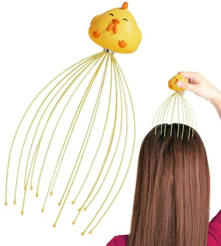 Maschera massaggiante per testa | massaggiatore per capelli per cuoio