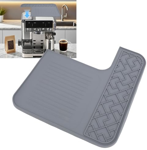 Tnfeeon Custom Fit Kaffemaskin Top Mat för ES601 Kaffebryggare Silikon Cover Mat Ytskydd Pad Maskintillbehör