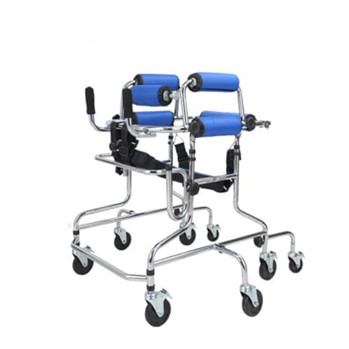 Telaio For Camminare In Piedi Bambini Altezza Regolabile Deambulatore Arti Inferiori Pieghevole Esercizi Di Riabilitazione Infantile Deambulatore For Disabili(8 Wheel)