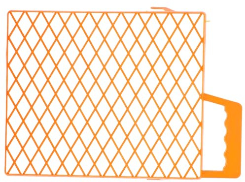 Abaodam Grille de Peinture en Plastique Abs Orange pour Bac à Peinture Portable et Offrant une Finition Lisse pour Rénovations Domestiques