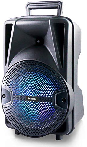 Lauson LLX35 Altavoz Portátil Trolley Bluetooth | Luces | USB | Karaoke | Batería 12h | Radio