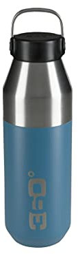 360 DEGREES Bidón aislado Boca estrecha Flasche, blau, 750 ml