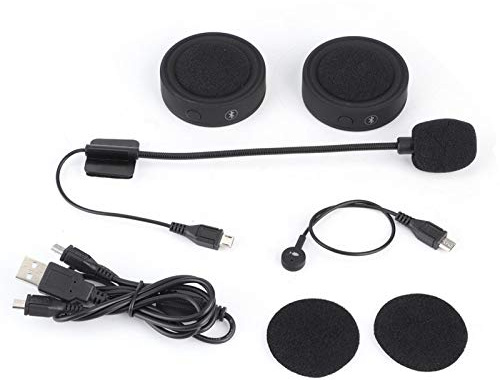 EBTOOLS Écouteurs Bluetooth pour Casque de Moto BT17 étanche Bluetooth Casque Casque Stéréo Musique Moto équitation Mains Libres Casque
