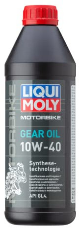 LIQUI Moly Motorbike Gear Oil 10W-40 | 1 L | Motorrad Getriebeöl | Art.-Nr. 21753, farblos