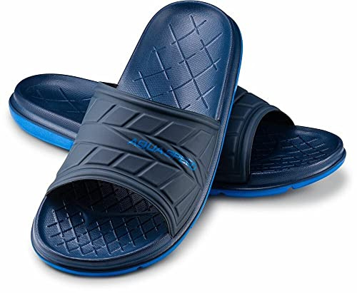 Aqua Speed - Tongs de Bain Aspen + Chiffon en Fibre | Unisexe | Sandales de Douche | Tongs de Bain