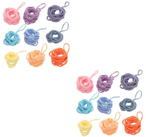 DIYEAH 360pcs Elastic Refill for Crafting Potholder Weaving Kits Handicraft Supplies for Boy Girl and Adults for and Accessories