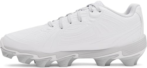 Under Armour Women's Glyde Sola RM Softball Cleats, (100) White/Summit White/Stone, 8.5, US