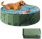 dellyy Piscina per Cani, 120 x 30 cm Piscina per Cani Pieghevole, Vasca da Bagno PVC per Cani, Piscina Bambini, Piscina Grandi Resistente all'Usura e Antiscivolo per Animali Domestici (Verde)