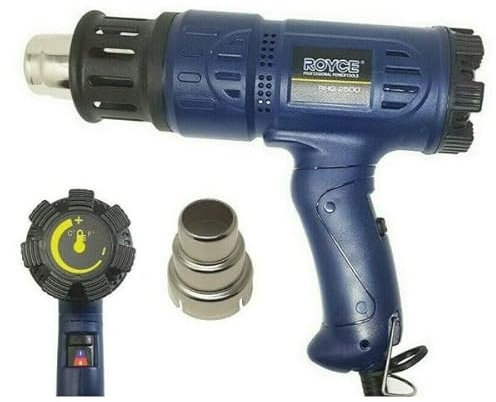 PISTOLA TERMICA SVERNICIATORE AD ARIA CALDA 2500W 600 GRADI RHG-2500