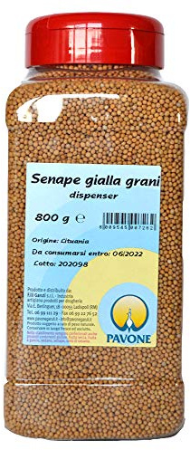 GR 800 Moutarde jaune en grains en distributeur pour ACCOMPAGNER la viande et le poisson