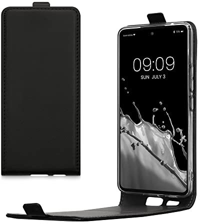 kwmobile Schutzhülle kompatibel mit Samsung Galaxy A53 5G - Hülle Handy - Flip Case Handyhülle Schwarz