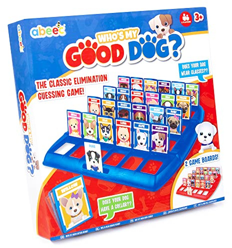 Abeec Who's My Good Dog Family Game - Board Game for Kids and Adults - Guess Who Game - Gifts for Children