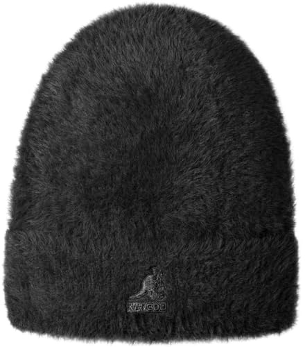 Kangol Faux Fur Beanie Mütze Umschlagmütze Wintermütze Damen - mit Umschlag Winter Herbst-Winter
