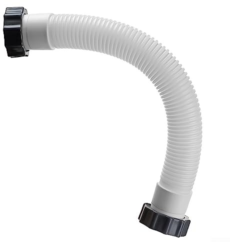 Poolschlauch, 40,6 cm (16 Zoll), Poolpumpen-Schlauchverbinder, Pool-Sandfilterpumpe, Schlauch 11535, Pool-Verbindungsschlauch für Intex 28647EG Filterpumpe, flexibler Wasserschlauch (1 Stück)