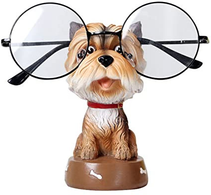 Xnferty Tier-Brillenhalter, GOG-Kaninchen, Elefant, Brillenständer, Halter, Brillenzubehör, Niedlicher Kreativer Brillenhalter, Ständer, 3D-Harz, Tier-Brillenständer für Schreibtisch,(Multicolor)