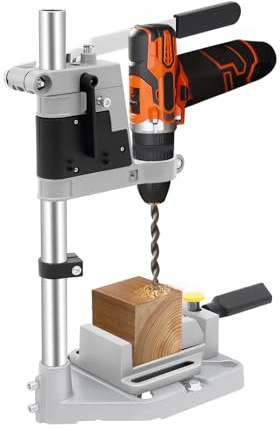 WUSILILU Floor Drill Press Stand Table for Drill Workbench Repair Tool Clamp for Drilling Collet, 2.3inch Stroke Drill Press Table for 1.4-1.6inch Clamping Diameter Electric Drilling Machine