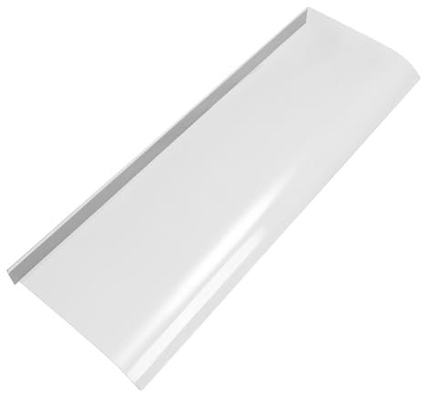 Clear Awning Canopy, Metal Window Awning, Outdoor Roofing Canopy, Front Door Awning, UV Rain Snow Protection, for Doors, Windows, Corridors, Patios, Balconies, Garage Doors, etc (clear, 40 * 100cm)