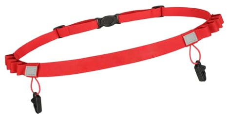Laufgürtel Für Startnummern, Sport Startnummern Gürtel Verstellbare Taille, Verstellbarer Taillengurt Sportzubehör Für Wandern Fitness Wettkampfevents