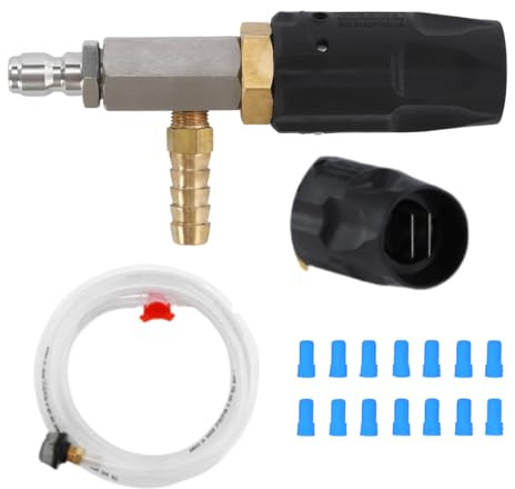 Easi-Jet Chemical Nozzle - Adjustable Long-Range External Injection Variable Pressure Washing Nozzle