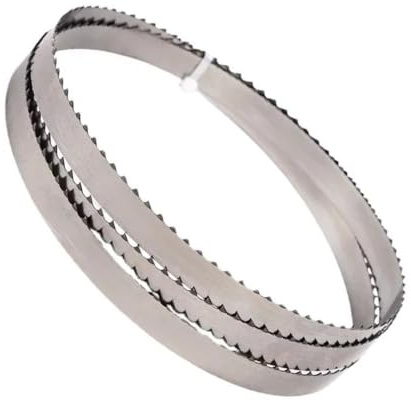 YJQHODY 3 Stück Bandsägeblätter, gute Zähigkeit, Bandsägeblätter 2240 mm * 10 mm * 0,65 mm * 6TPI for Schneiden von Sperrholz