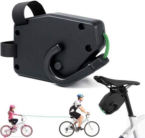 KAIYAYA Fahrrad Abschleppseil Kinder,2.5M Abschleppsystem Fahrradseil zum Abschleppen Kind Universell Passend,Einziehbarer Abschleppstange Fahrrad Zugseil Follow Me,Für MTB,Kinder Bike