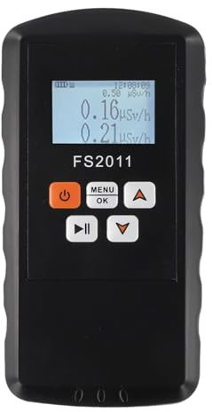 Contatore Geiger per monitor di radiazioni nucleari, rilevatore di raggi X Beta Gamma con tubo GM a compensazione energetica, tasso di dose 0,01-1000 μSv/h, 3 modalità di allarme, monitoraggio in