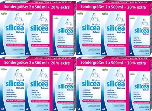 Hübner Silicea Balsam 8x500ml + 4x200ml Gratis