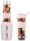 H.Koenig Mini Blender Smoothie Transportable Compact 570mL SMOO12 Sans BPA Puissant 300W, Mixeur à Smoothies 2 Bouteilles Portables, 4 Lames en Inox, Rose Pastel