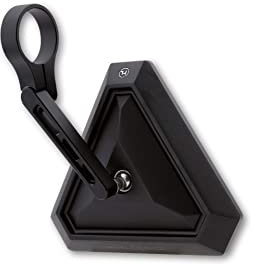 Espejo final del manillar HIGHSIDER TETRA, corto (Black semi-gloss)