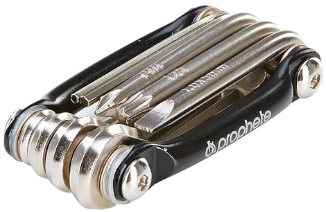 Prophete Multifunktionswerkzeug – 9-in-1 Fahrradwerkzeug Multi-Tool – Kompakt & Robust – Für E-Bike, MTB, Citybike & Rennrad – Mit Inbusschlüssel, Torx & Schraubendreher