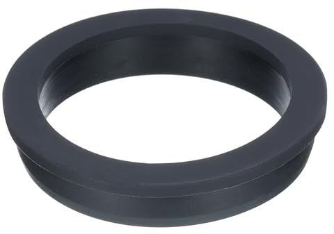 QUARKZMAN Passacavo in Gomma a Forma di T, Diametro 76,3mm Diametro Interno 65mm Protezione Sigillante per Fori Flessibili per Cavi Tubi, Nero