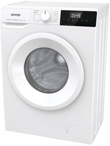 Gorenje WNHPI84APS/DE Waschmaschine mit Dampffunktion / 8kg, 54L / 1400 U / 15 Programme/AquaStop/Inverter PowerDrive Motor/RainDrop Trommel/Kindersicherung/EEK A/Weiß