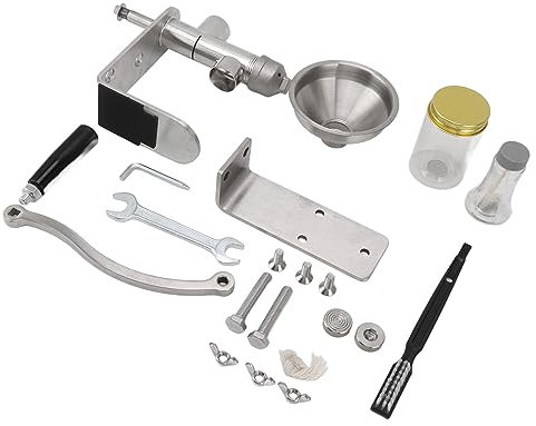 Stainless Steel Manual Oil Press Machine Easy Cold Hot Press Nuts Seed Home Health and Nutrition Wide Range of Applications
