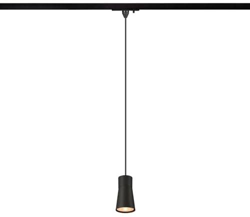 SLV PURI 2.0 Cone, 1~ Pendelleuchte, GU10, Pendellänge 200 cm, 1x max. 6 W, schwarz