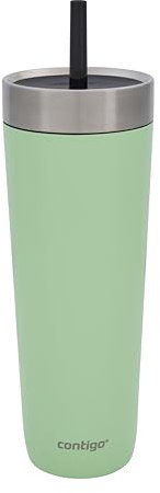 Contigo Botella térmica 720 ml | 100% a prueba de fugas, sin derrames | Botella térmica de acero inoxidable aislada con tapa | se enfría durante 14 horas | Taza termo | termo Libre de BPA