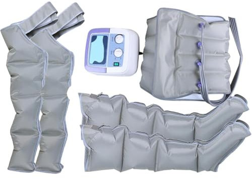 MIZHENG Massaggiatore Gambe, Pressoterapia Gambe per Casa, Massaggiatore Gambe Linfodrenante Pressoterapia Linfodrenaggio, Apparecchio per Massaggio, Massaggiatore Piedi (Color:2 Legs+2 Arms+1 Waist)