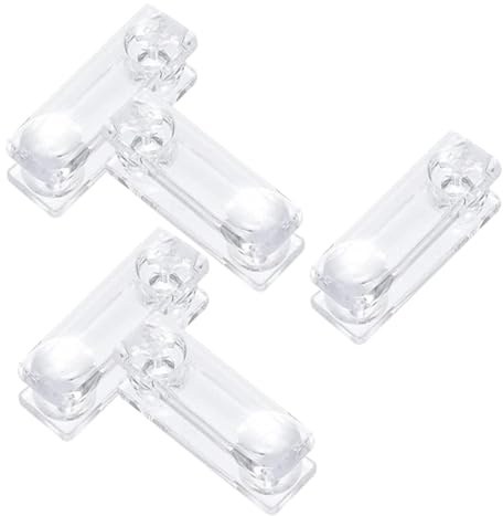 FUNOMOCYA Tirador para Persianas Transparente 5 Piezas, Perilla De Plástico Ligera, Extremo De Cordón para Cortinas Enrollables, Accesorios Funcionales para Decoración y Uso Hogar