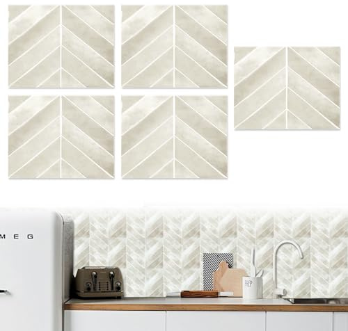 Panneaux Muraux 3D Adhesif Chevron, PVC 3D Revêtement Mural, Panneau Mural Decoratif pour Salon, Chambre Décoration Murale, 5 Pièces, 29 × 23 cm