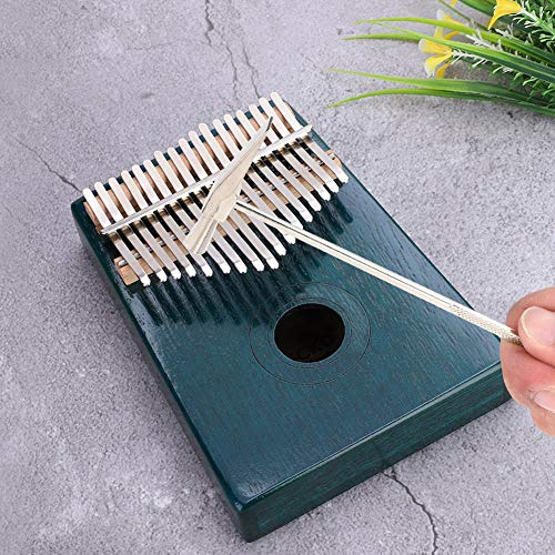 Haofy Professioneller Kalimba-Stimmhammer, Metallkonstruktion, 6,7 X 2,6 Zoll, Silber, Tragbares Design für Musiker, Präzisionsschlüssel-Einstellwerkzeug