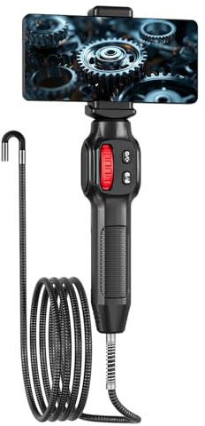 Ledad Boroskop 360 graders roterande videokanal endoskopisk inspektionsendoskopkamerahuvud(U200-3.9mm-1m)