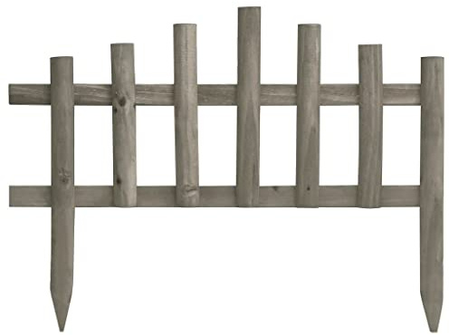 Generico Bordature per Prato 10 pz in Legno di Abete 4,4 m,Articoli di ferramenta,riere e recinzioni,Delimitazioni e recinzioni da Giardino,Bianco,2.75 kg,314847