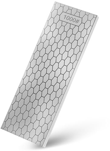 Diamond Sharpening Stones 400# 1000# Grit Diamond Sharpening Plate with Non-Slip Base Sharpening Kit for Chisel, Axe, and Kitchen Wear