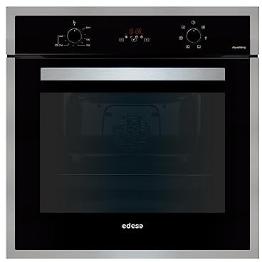 EDESA - Modelo: EOE-7040 BK , Capacidad de 70 L , Horno multifunción Plus de 6 programas de cocinado y 2 Especiales , Eficiencia energética: A, Cristal: Negro, 2200 W, 70 litros, Acero Inoxidable