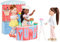 Glitter Girls – 14-Inch Doll Accessories – Cooking Show Set – 50+ Food & Baking Accessories – Camera, Counter, Display Case, Fridge – Baking Vlog Set – 3+ Years